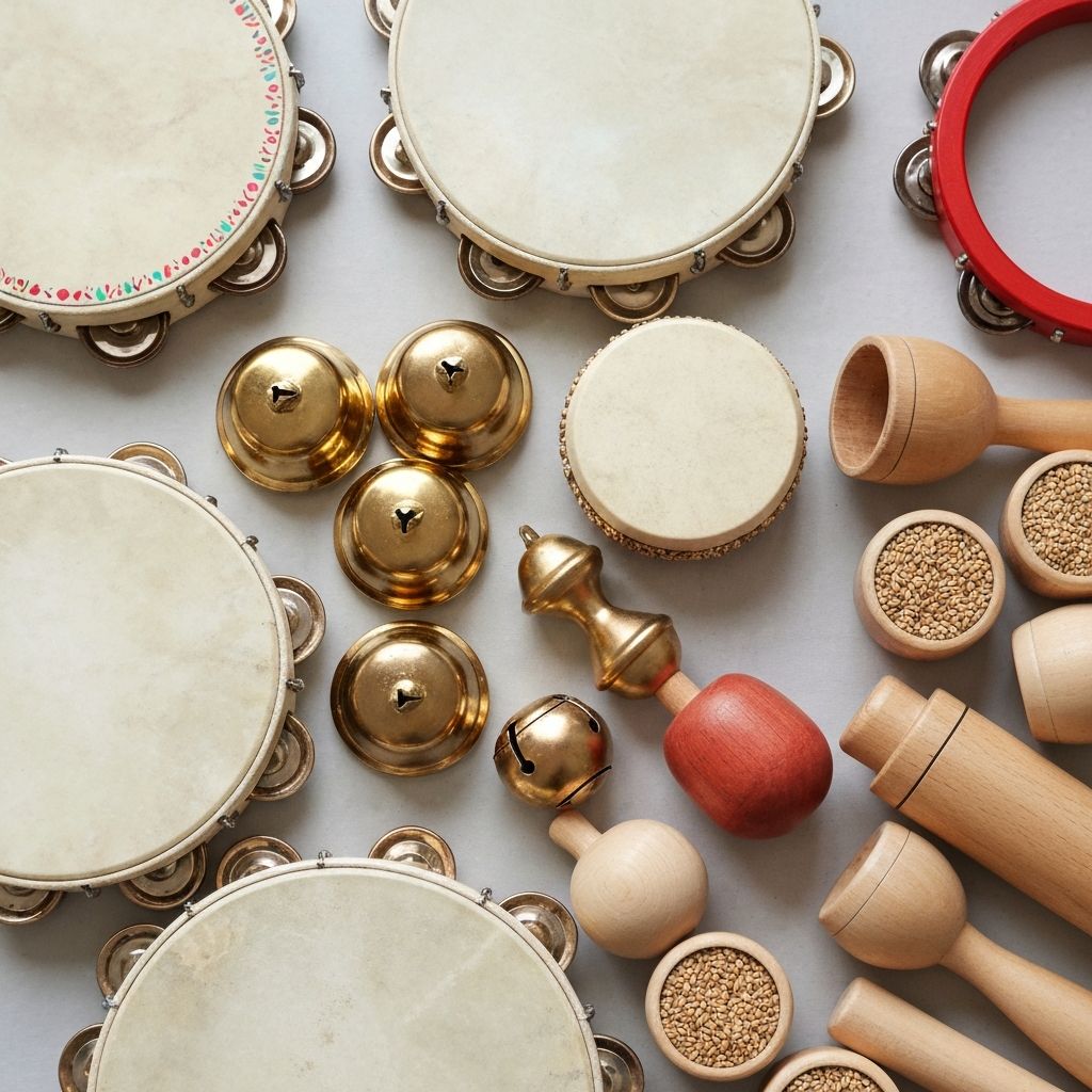 Collection d'instruments musicaux